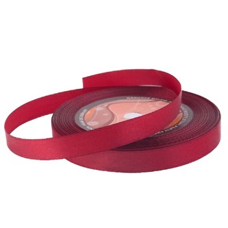 Stuha saténová 12 mm/32 m - bordó