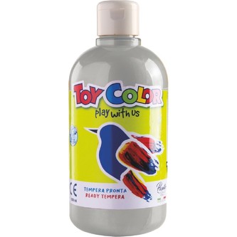 Temperová barva Toy color 500ml - stříbrná