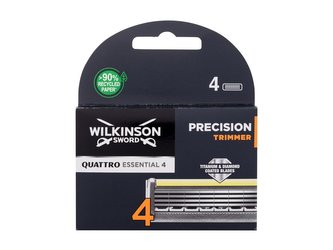 Wilkinson Sword Quattro Náhradní břit Essential 4 Precision Trimmer 4 ks pro muže