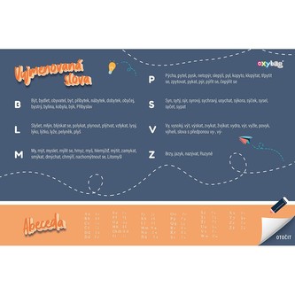 Oxybag Podložka na stůl 60x40cm I. stupeň-oboustranná