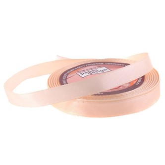 Stuha saténová 12 mm/32 m - krémová