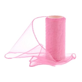Organza 12 cm/10y růžová