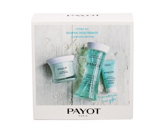 PAYOT Hydra 24+ denní pleťová péče 50 ml + hydratační vyhlazující emulze 125 ml + pleťová maska 15 ml