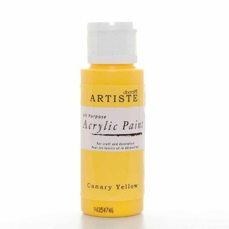 Akrylová barva DOA 763202 59 ml - Canary Yellow