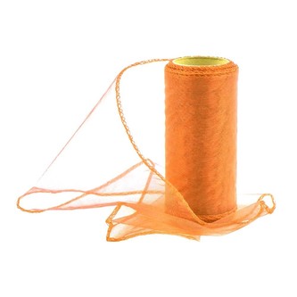 Organza 12 cm/10y oranžová