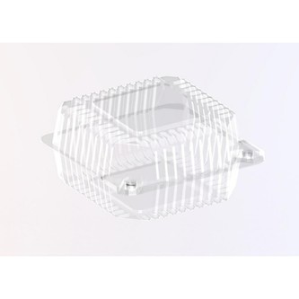 Krabička rPET s víkem 560/460 ml K25 - 25 ks