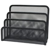 Drátěný stojan na dopisy, černý