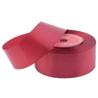 Stuha saténová 38 mm/32 m - bordó