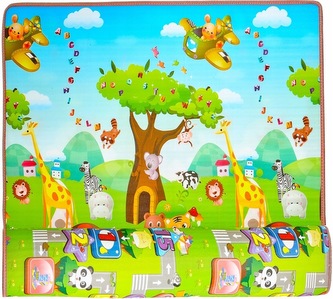 Velká dětská pěnová oboustranná vzdělávací podložka 180x150