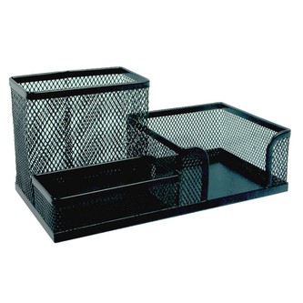 Drátěný stojan organizér 3dílný, černý