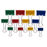 Kovové klipy BINDER 19mm (12ks) barevné