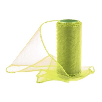 Organza 12 cm/10y olivová