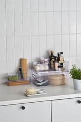 Úložný box "Compact Clear Slim", průhledný, plast, 1,3 l, SMARTSTORE 11290