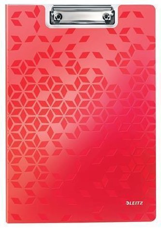 Psací podložka "Wow", červená, A4, zavírací, LEITZ 41990026