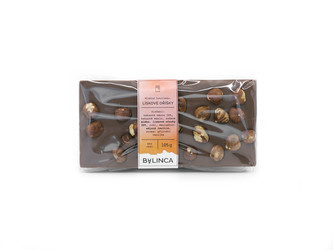Mléčná čokoláda: Lískové oříšky 105g