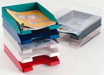 Odkladač "Europost", čirá, plast, ESSELTE