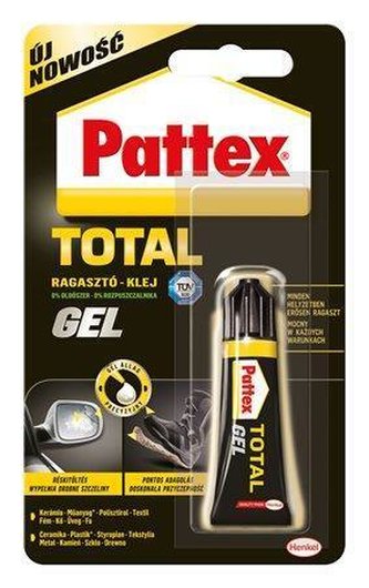 Vteřinové lepidlo "Pattex Total Gel", 8g, HENKEL