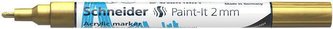 120153 Akrylový popisovač "Paint-It 310", zlatá, 2 mm, SCHNEIDER