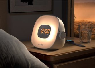 Rádio s hodinami a světlem "M-198CR", bílá, MUSE M-198 CR
