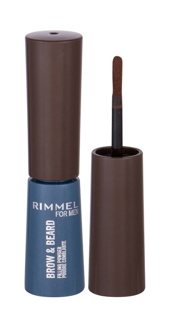 Rimmel London For Men Pudr na obočí Brow & Beard 0,7 g 003 Dark Brown pro muže