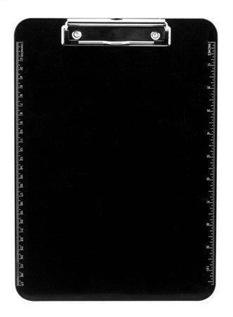 Psací podložka, černá, tvrdý plast, A4, VICTORIA