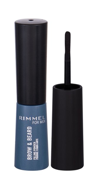 Rimmel London For Men Pudr Brow & Beard 0,7 g 004 Soft Black pro muže