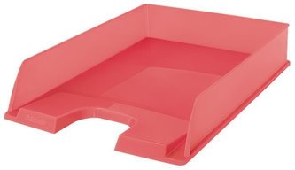 Odkladač, "Colour`Breeze", korálová, plast, ESSELTE 628453
