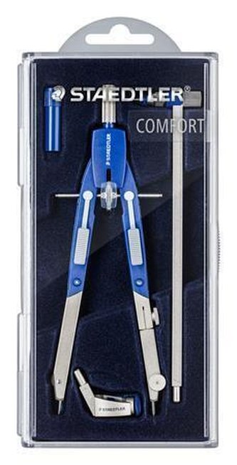 Kružítková sada "Mars® comfort 552", 4 ks, STAEDTLER 552 02