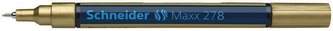 Permanentní lakový popisovač "Maxx 278", zlatá, 0,8mm, SCHNEIDER