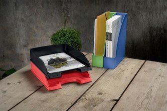 Odkladač "Recycle", černá, A4, LEITZ 52275095