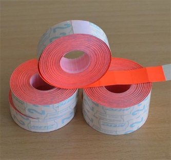 Cenové etikety, 19x16 mm, METO, červené