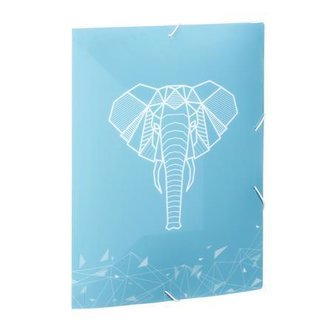 Deska s gumičkou "Origami", PP, A4, VIQUEL 133260-08