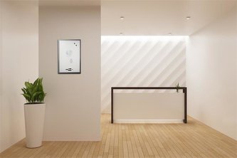 Magnetická tabule "Travel", bílá, s černým rámem, 60x40 cm, VICTORIA