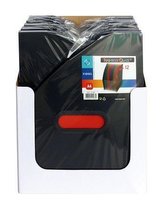 Stojan na časopisy s přihrádkami "Rainbow Class", černá, 12 částí, PP, VIQUEL