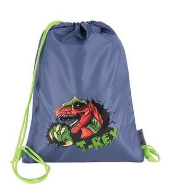 Sáček na tělocvik "Dinosaur", modrá-dinosaurus, PULSE 122141