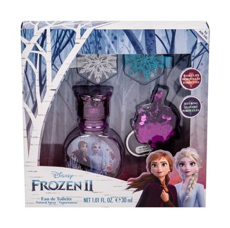 Disney Frozen II toaletní voda 30 ml + klíčenka + spona do vlasů 2 ks