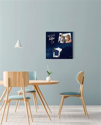 Magnetická skleněná tabule "Artverum®", galaxie, 48 x 48 x 1,5 cm, SIGEL GL273