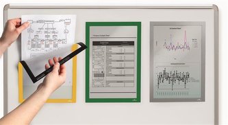 Prezentační rám "DURAFRAME® MAGNETIC", zelená, A4, magnetický, DURABLE 486905