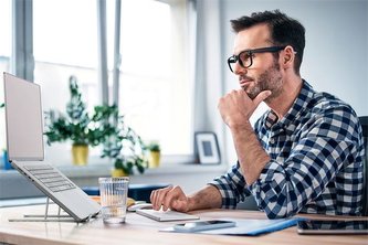 Stojan na notebook "FOLD", stříbrná, DURABLE