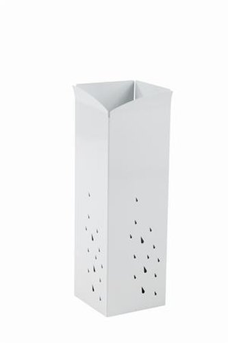 Stojan na deštníky "Pure Line", bílá, kov, ALBA