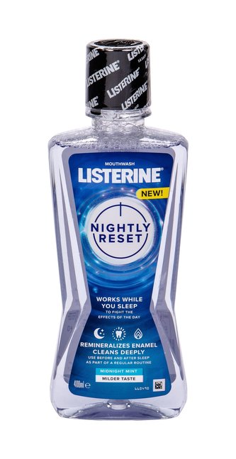 Listerine Mouthwash Ústní voda Nightly Reset 400 ml unisex