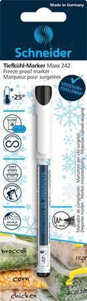 Popisovač mrazuvzdorný "Maxx 242", černý, SCHNEIDER 72421