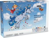Sada barev na sklo Window Color třpytivá fantazie "Glitter Fantasy", Hobby Line, KREUL