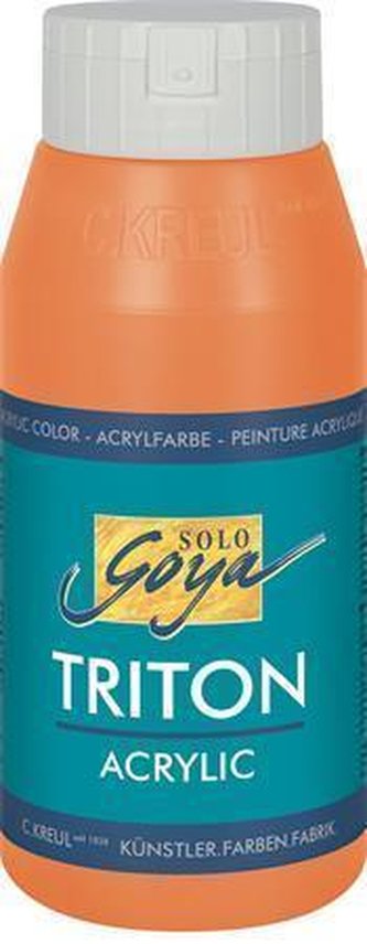 Akrylová barva "TRITON SOLO GOYA", meruňková, 750 ml, KREUL