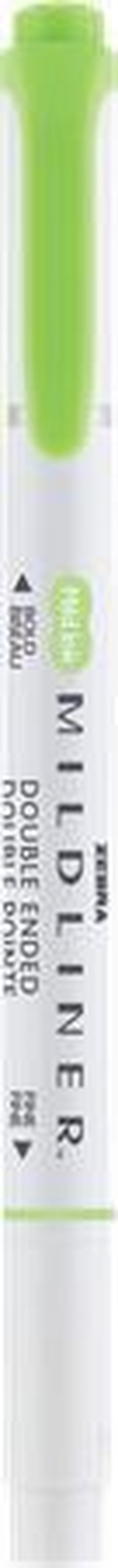 Zvýrazňovač "Mildliner Cool & Refined", zelená, oboustranný, 1,0/3,5 mm, ZEBRA
