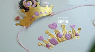 Sada prstových barev blyštivé "MUCKI", 4 barvy, KREUL