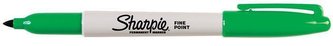 Permanentní popisovač "Fine Point", 1 mm, kuželový hrot, zelený, SHARPIE