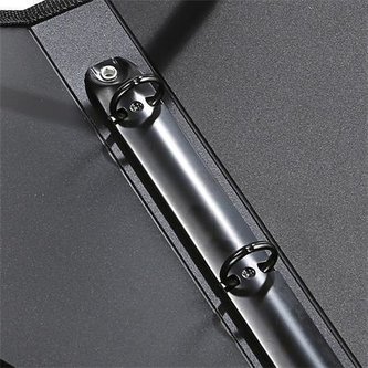 Desky na noty "Vocalyz Adagio", černá, 4 kapsy, se 4 kroužky, 25 mm, A4, PP, VIQUEL