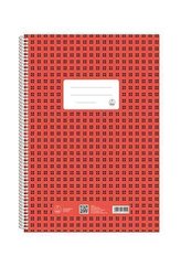 Spirálový sešit "Novum", čtverečkovaný, A4, 80 listů, FŰZFŐI