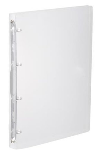 Desky kroužkové "PropyGlass", transparentní, 4 kroužky, 25 mm, A4, PP, VIQUEL 020940-08